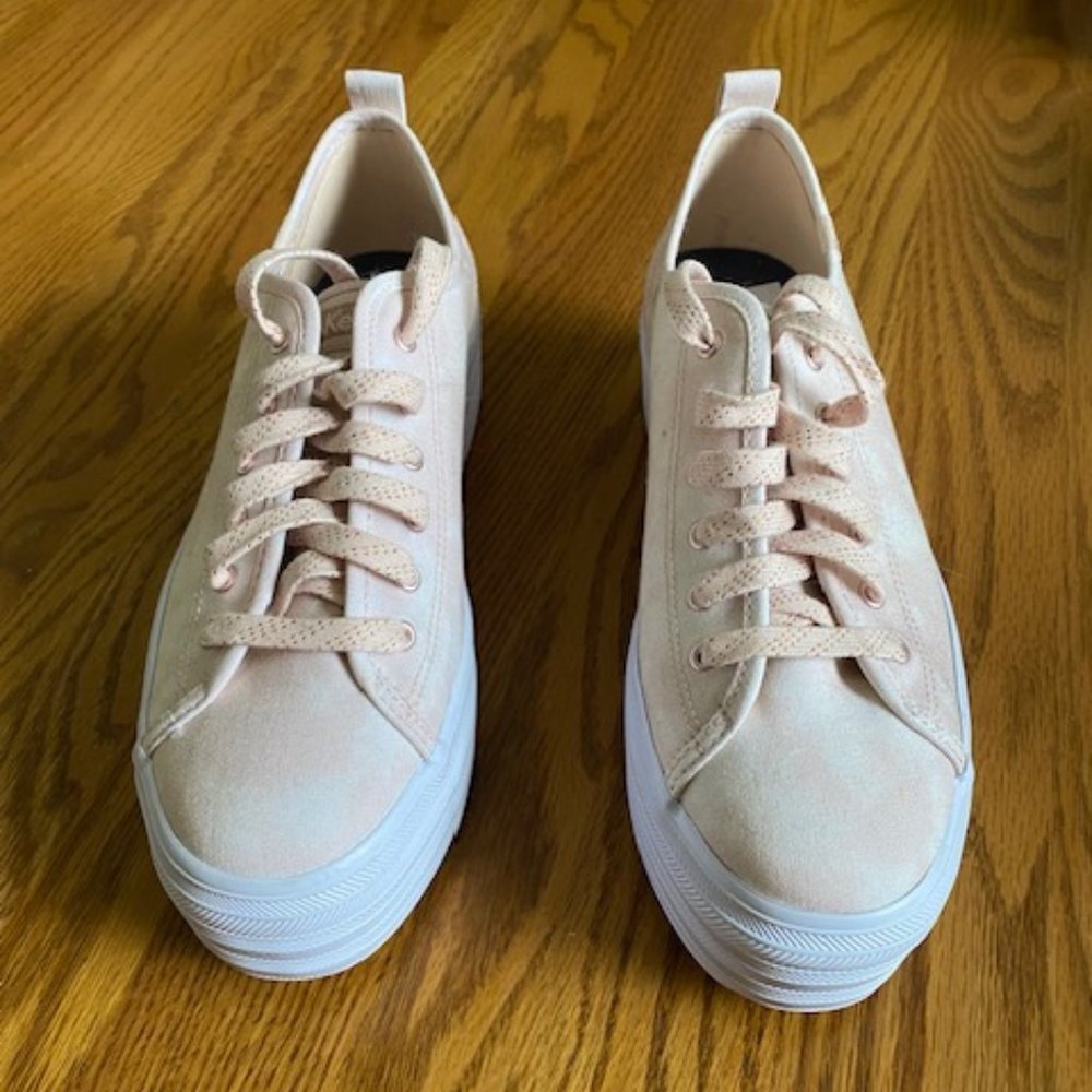 keds gold platform sneakers